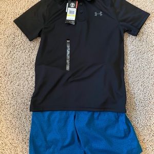 Boys UA Golf Outfit